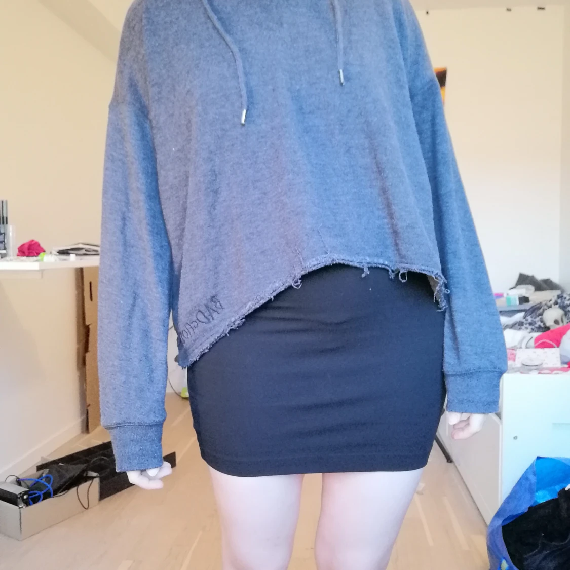 Mysig grå tröja - 90