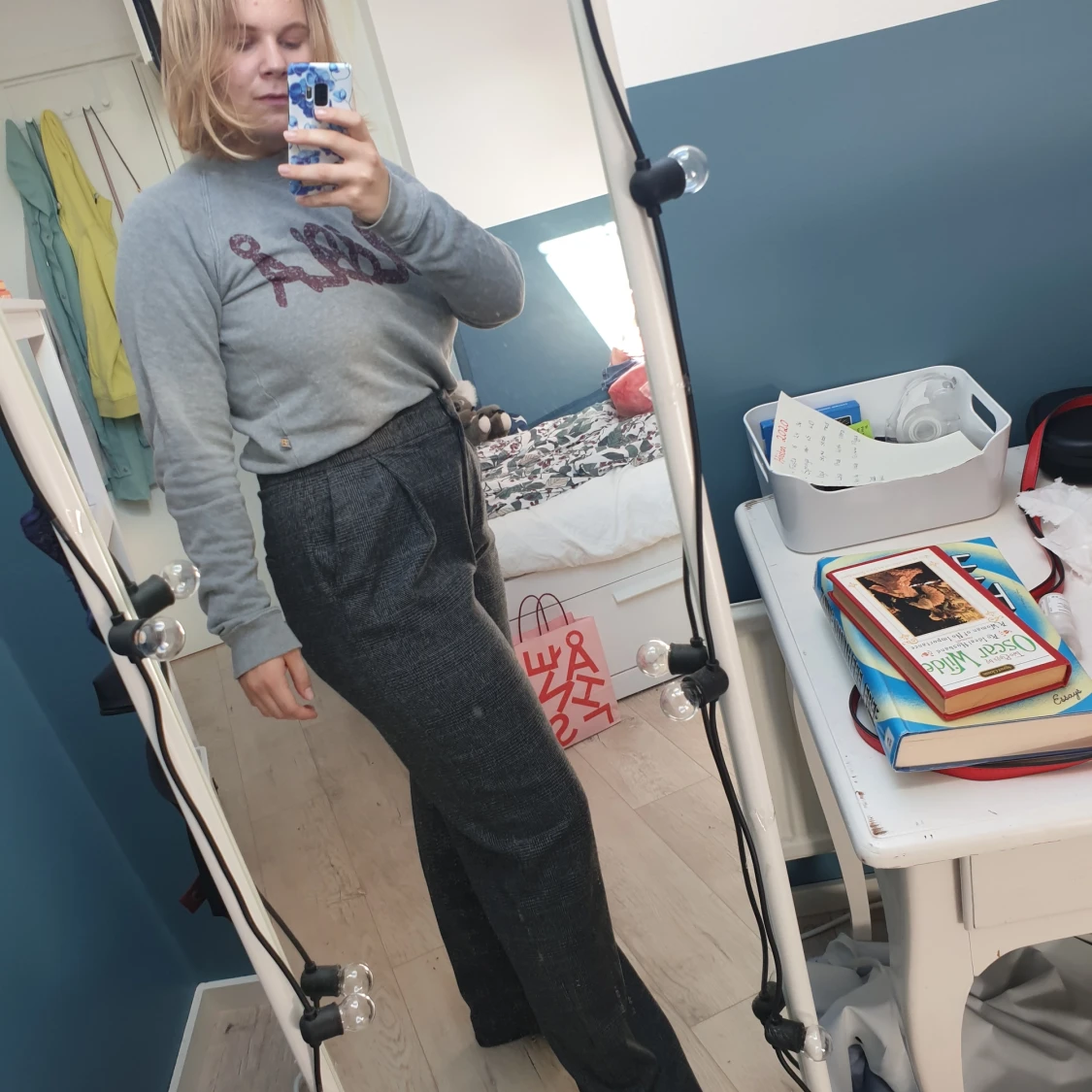 Plaid kavajbyxor - 90