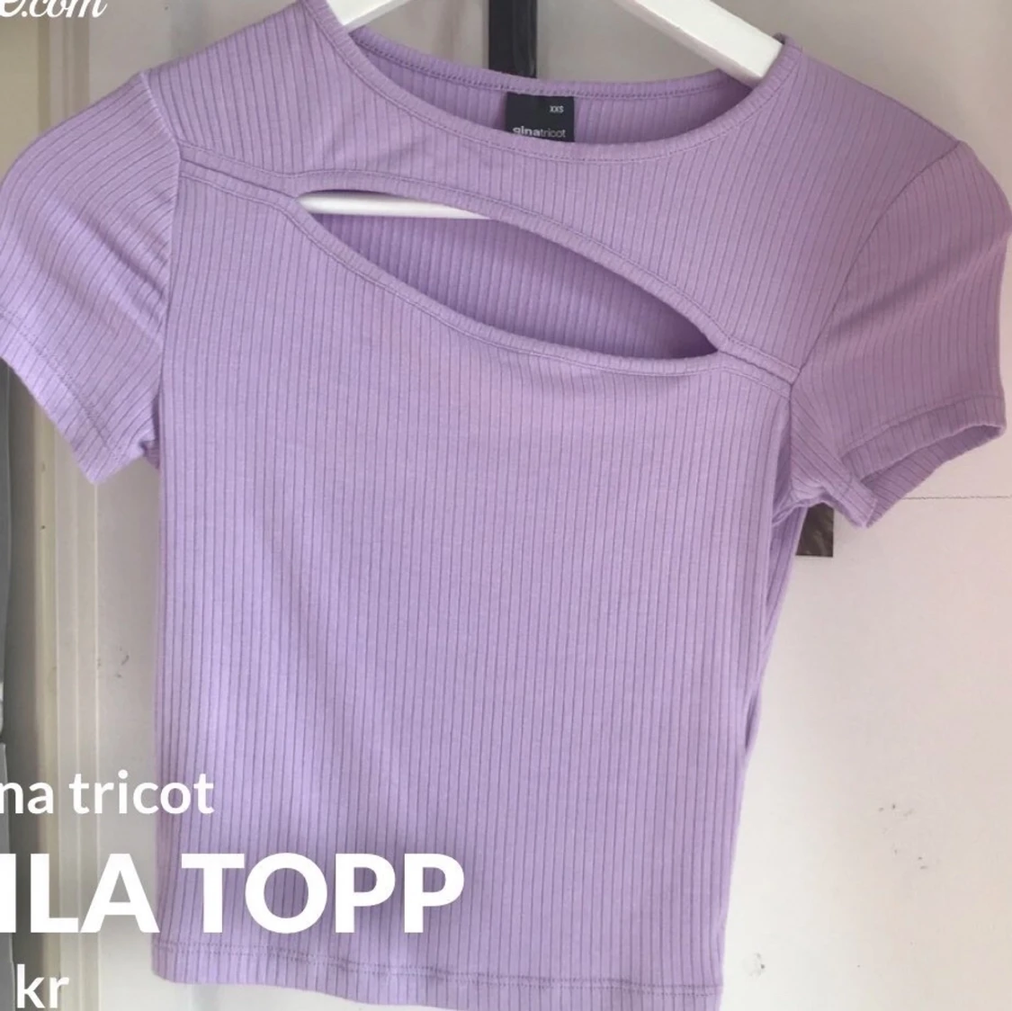 Lila tröja från Gina 