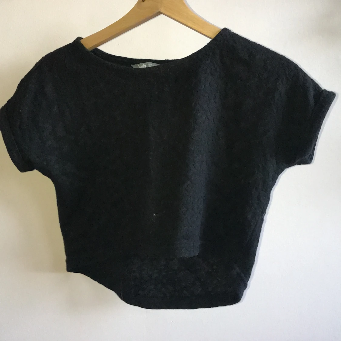 Svart kroppad t-Shirt  - 90