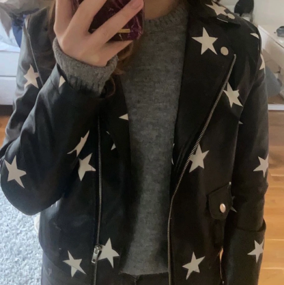 Skinnjacka med stjärnor - 90