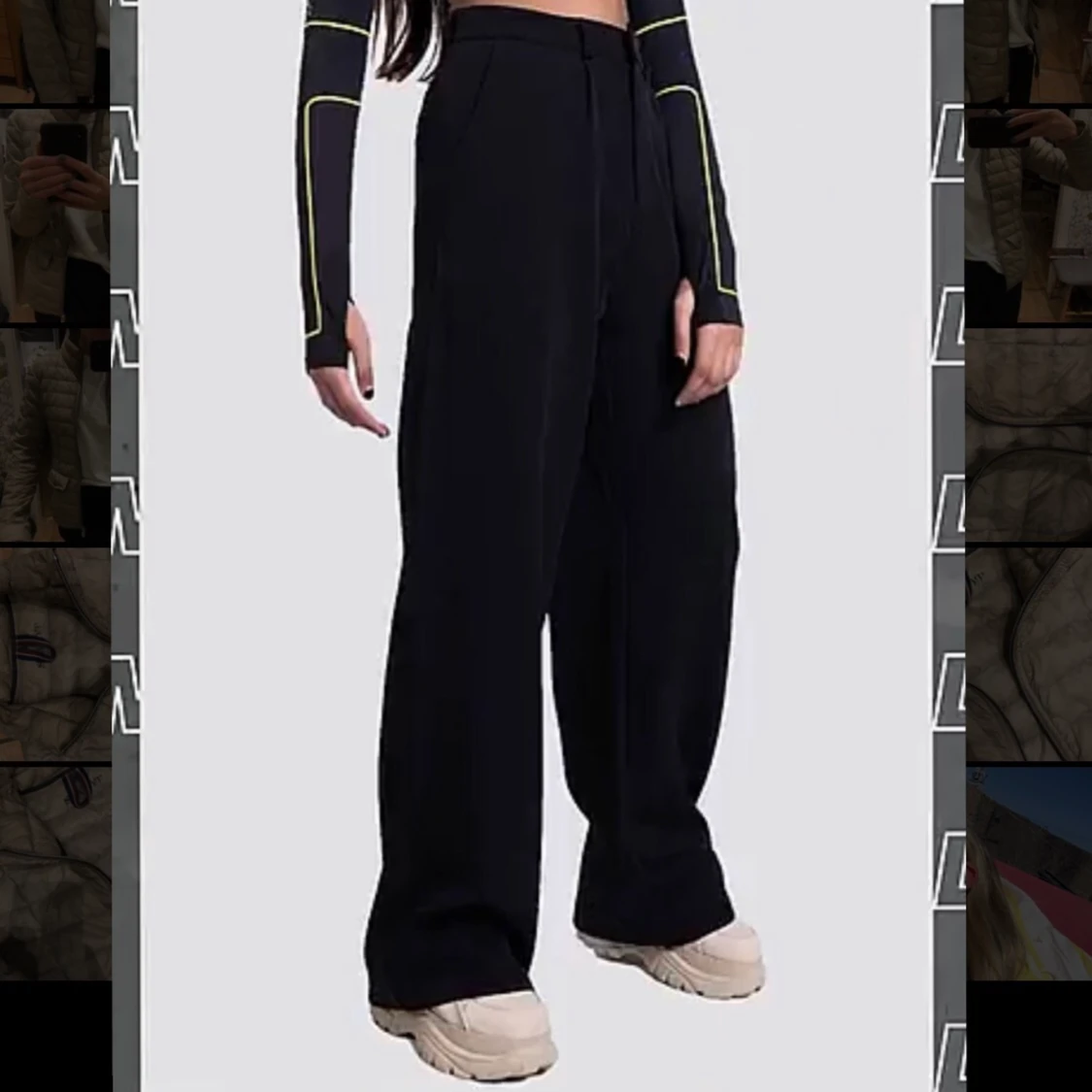 Oversized kostymbyxor  - 91