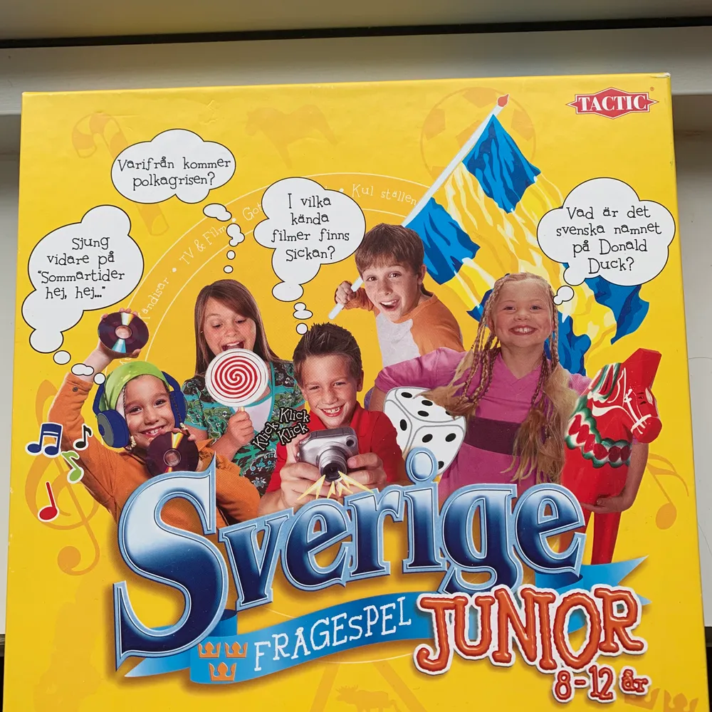 Sverigespelet, frågesport för hela familjen. I väldigt bra skick, fungerar utmärkt som julklapp eller present. Ett spel som funkar både för vuxna och barn😊 Hör av er vid frågor:). Övrigt.