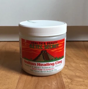 INDIAN HEALING CLAY - Den populära INDIAN HEALING CLAY, hel burk, endast testad 2-3 doser ca 500g burk