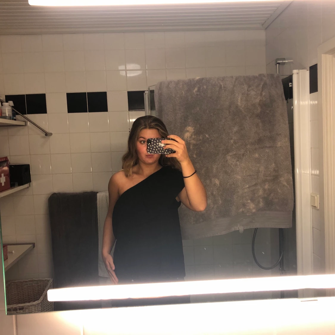 One shoulder topp - 91