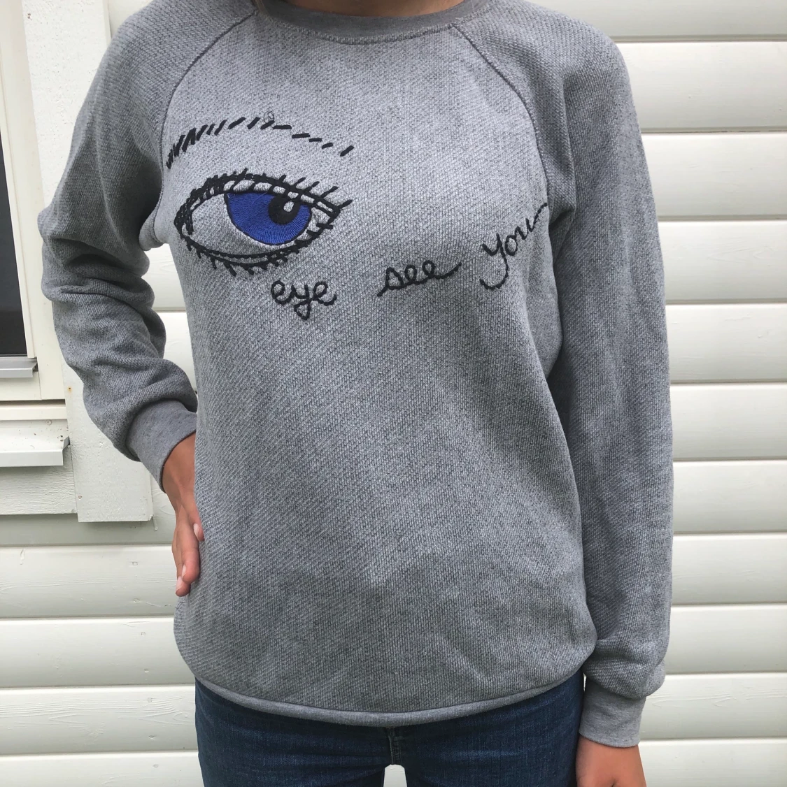 Ragdoll ”Eye See You” Tröja Grå - 90