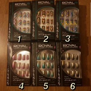 Lösnaglar - 12 olika packet med fina lösnaglar. Säljer för endast 30kr styck då det inte medföljer lim. Skriv i dm om vilken/vilka du vill ha. Frakt för 1 = 12kr. Vill man ha flera får man skriva, och då kan det disskuteras packetpris. 1, 4, 5, 6, 8, 9 och 12 är sålda.