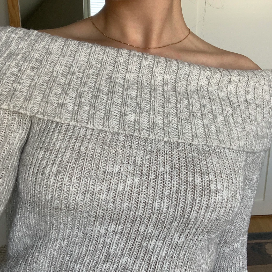 Stickad tröja