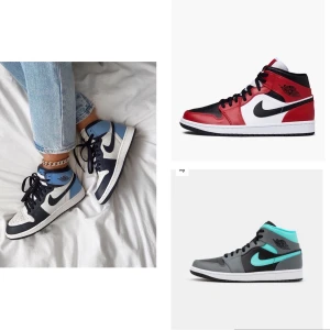 Jordans - Jag söker dessa i någon av färgerna ovan i storlek 38/39. De måste inte vara äkta, hör av er om ni har eller vet någon som har. Under 2000kr