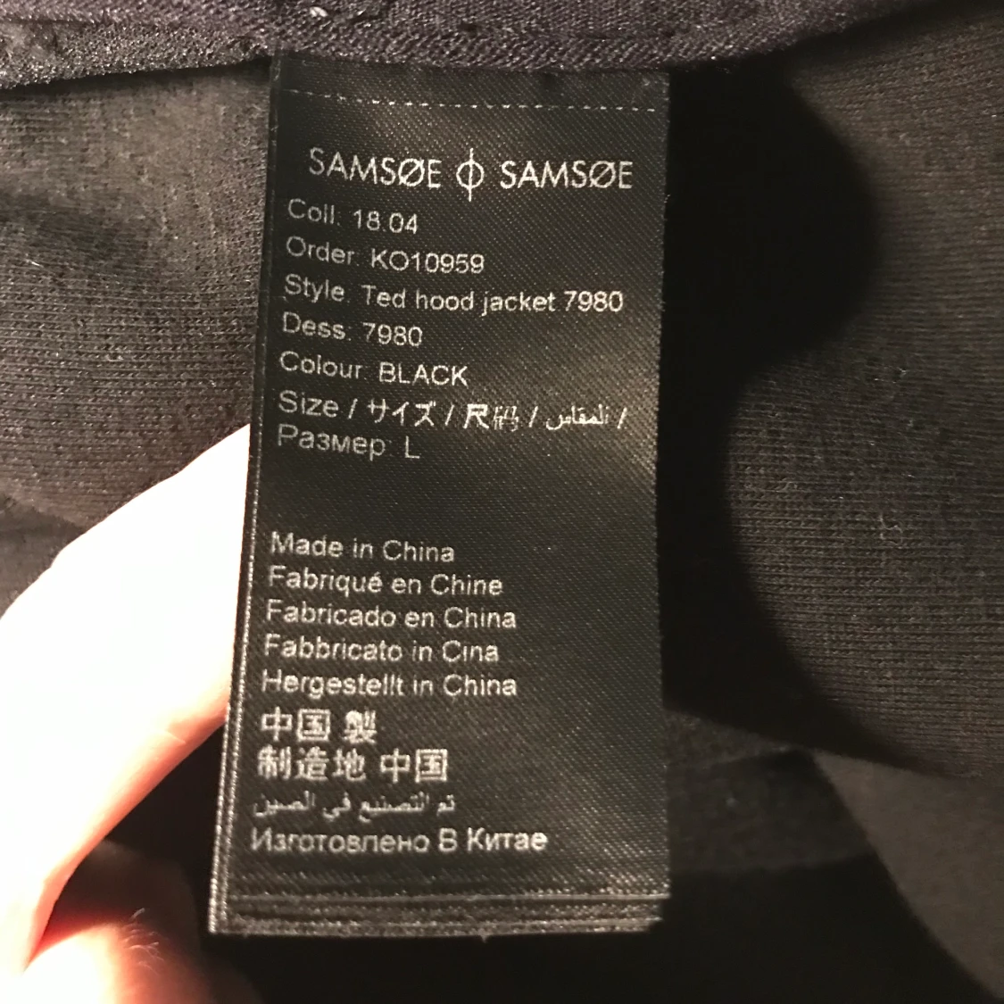 Samsøe & samsøe fluffig hoodie stl. L - 26