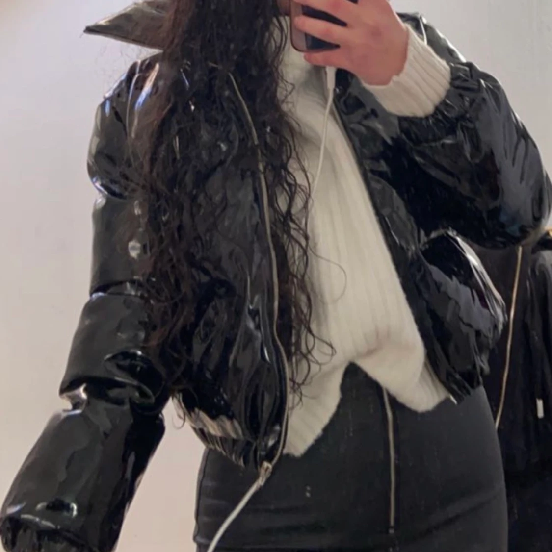 SVART VINYL jacka  - 90