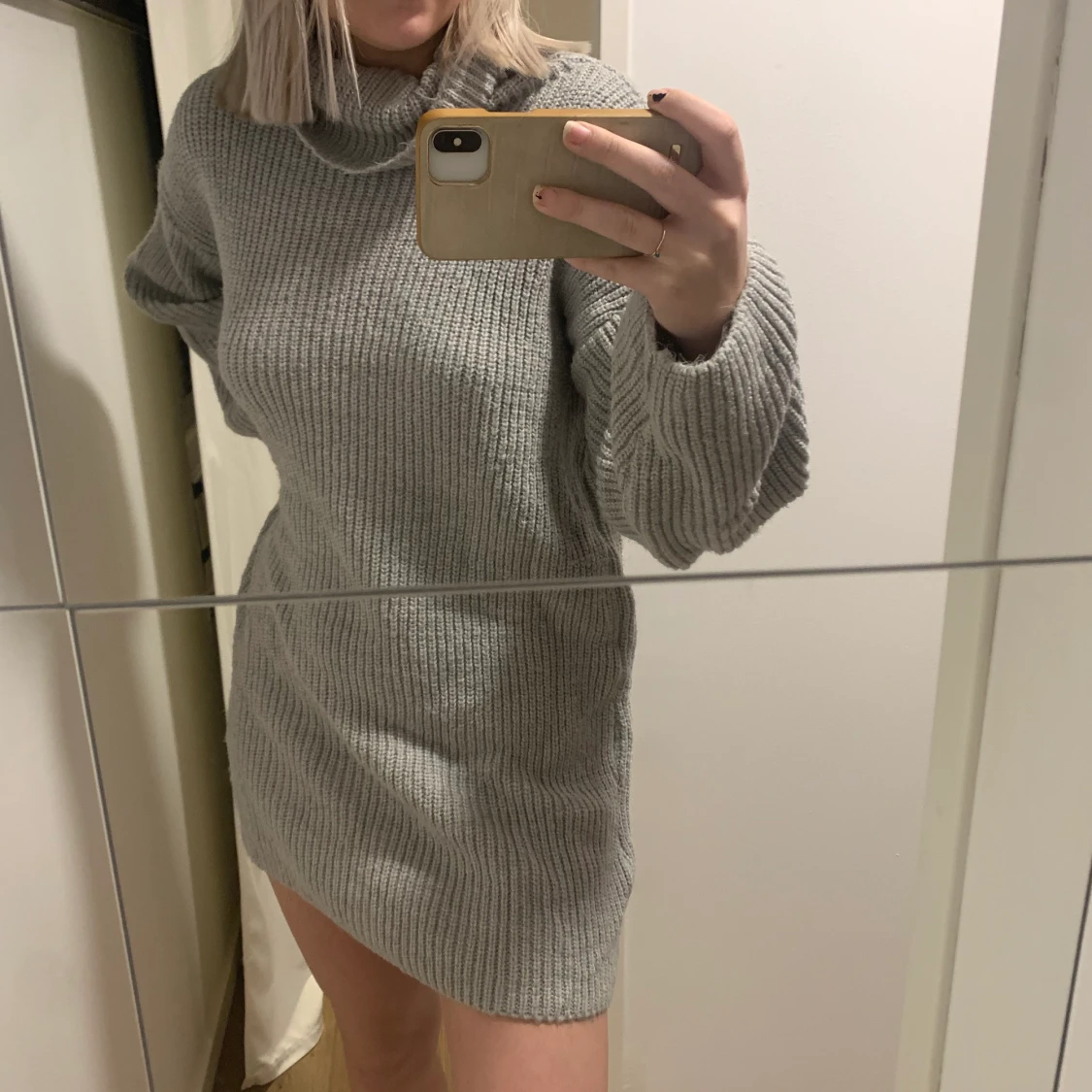 Madlady stickad klänning  - 90