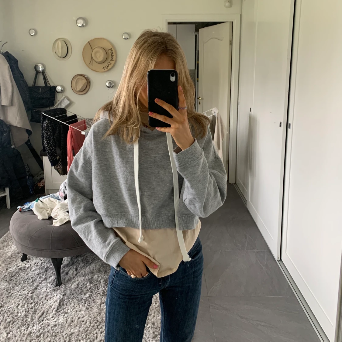 Croppad hoodie 🦋🦋 - 90