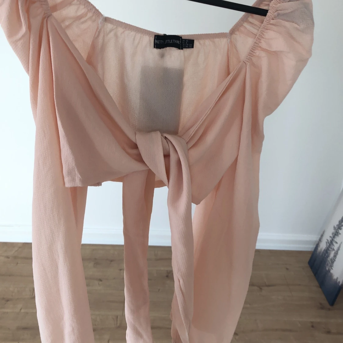 Rosa crop top blus - 90