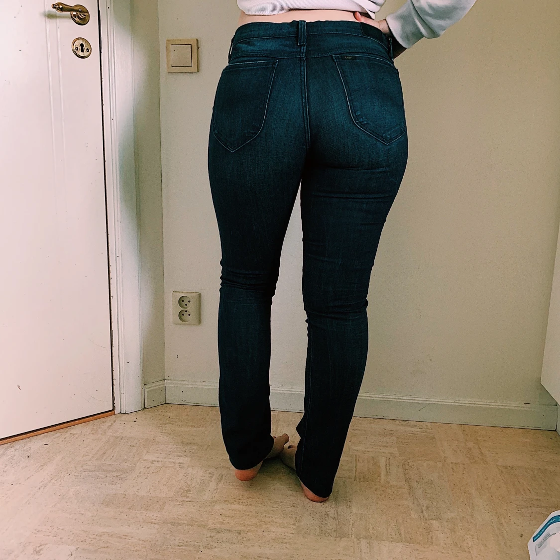 Mörk blåa jeans från LEE - 90