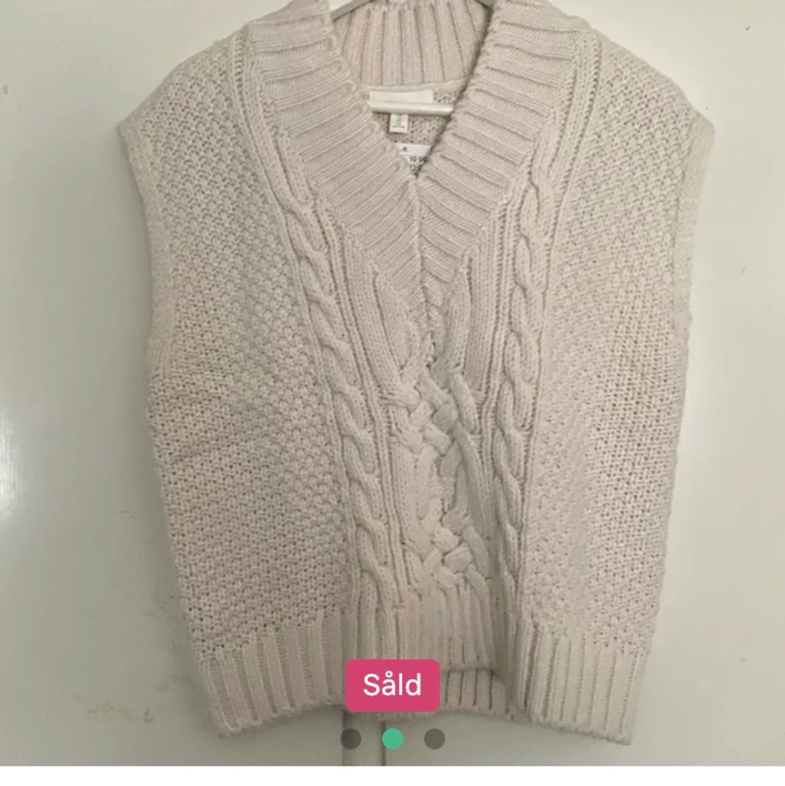 Stickad väst  - 90