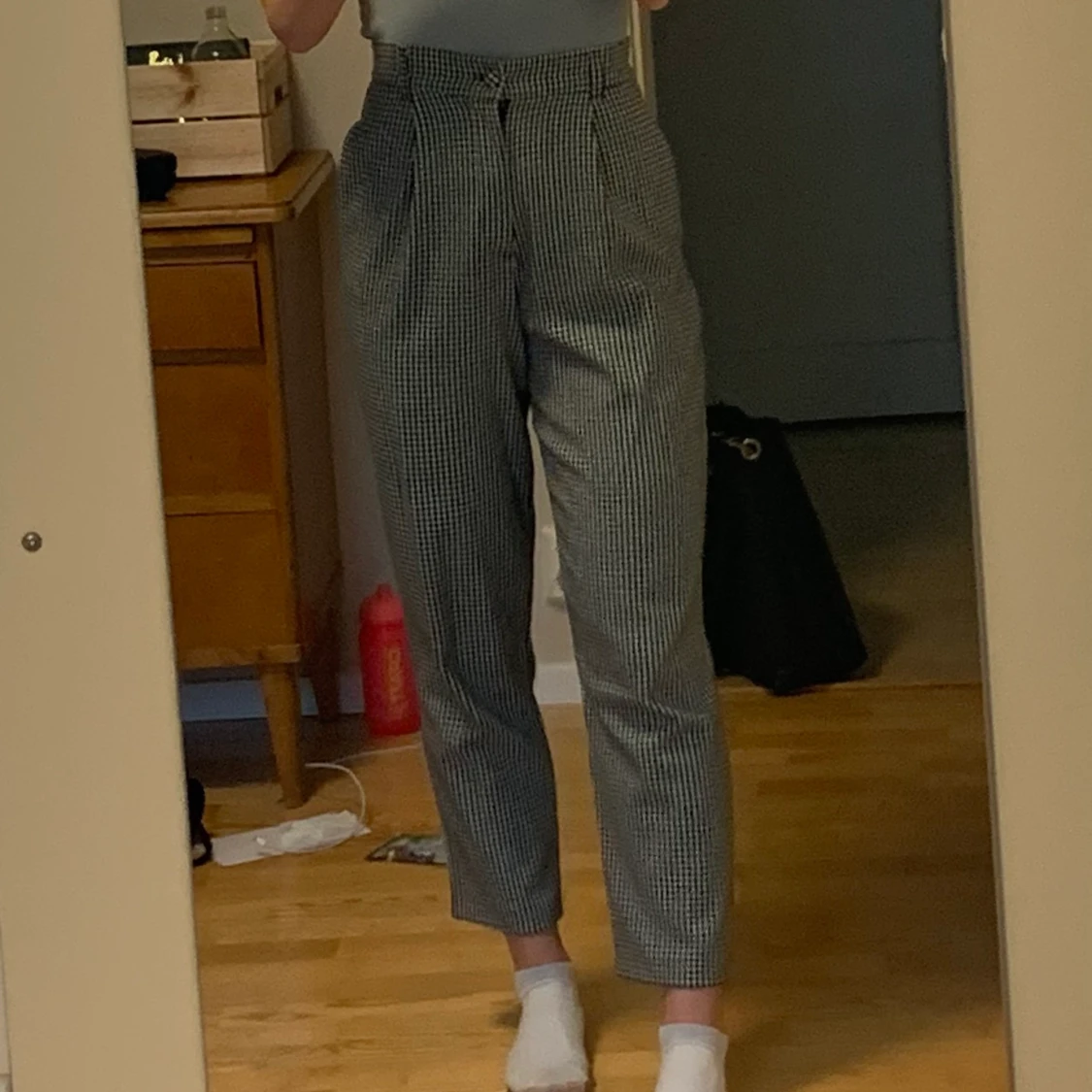 Rutiga byxor från zara!! - 91