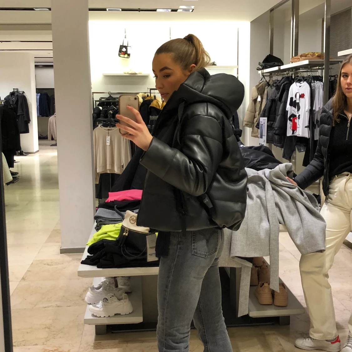 ”Pufferjacket” i läder! - 90