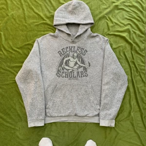 Elykong Reckless Scholars Hoodie - - Grey - Size : L - Condition : 8/10