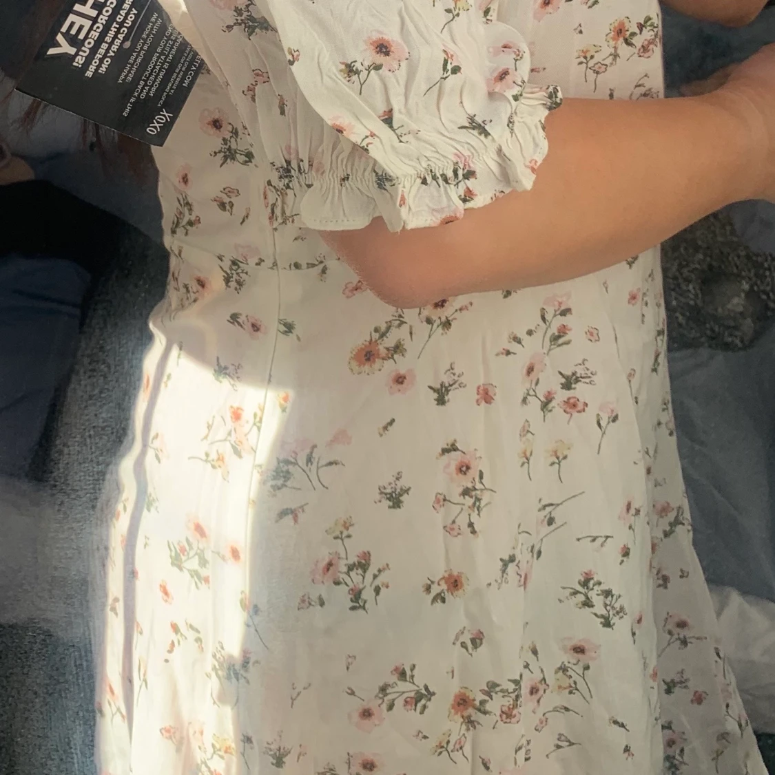 Söt blommig klänning