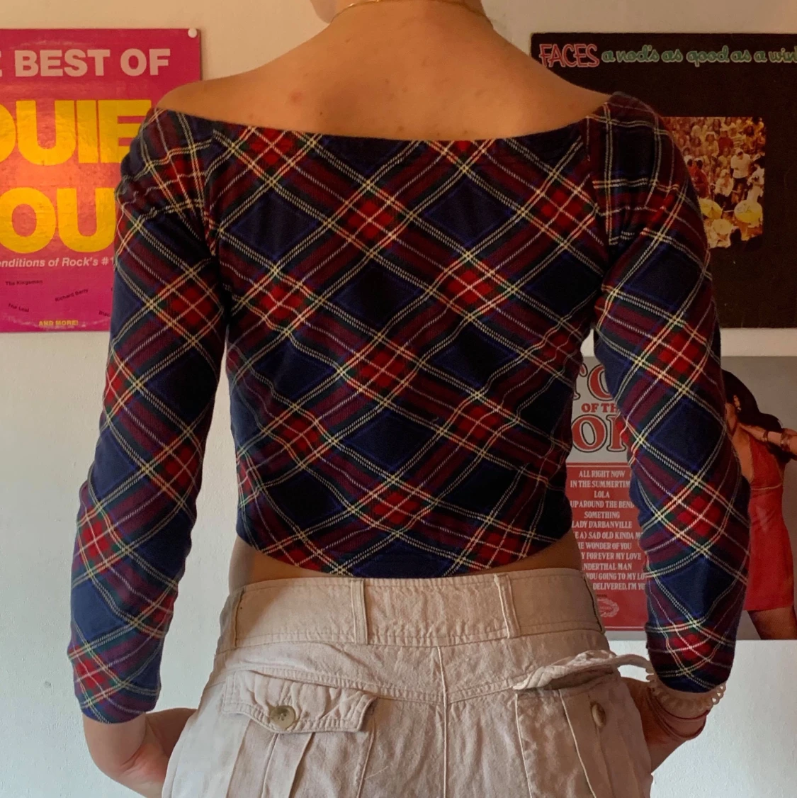 Trekvarts off the shoulders Beyond Retro - 90