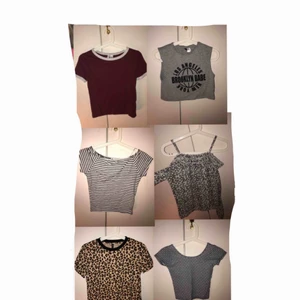  - Säljer ett paket med sex olika tröjor, vet inte vart alla är ifrån, pris går att diskutera. Perfekt nu till jul för billiga klappar.