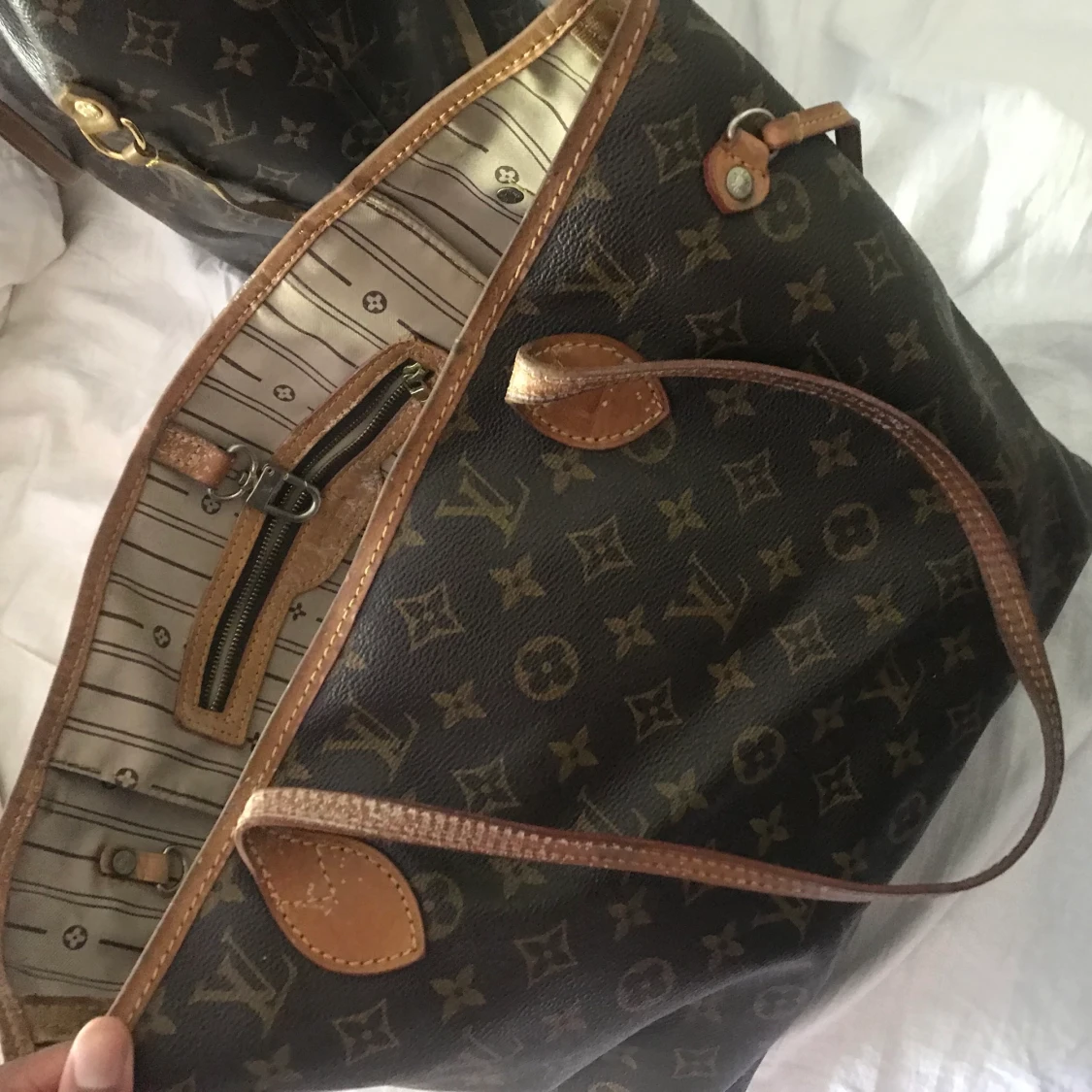 Äkta Louis Vuiton hand bag/shopper bag