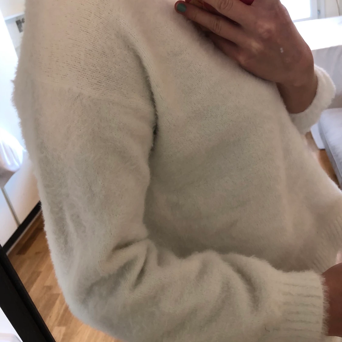 Mysig stickad tröja - 90