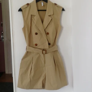 Mango jumpsuit - Small size jumpsuit with shorts, nude colour Small size. Model is 173 cm long and 58kg. 