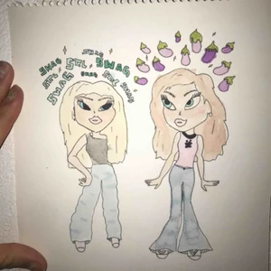  - Målar av dig! Du swishar 50kr, jag målar av din, och kanske din vän, som en brat.