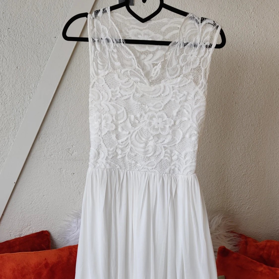 Vit klänning