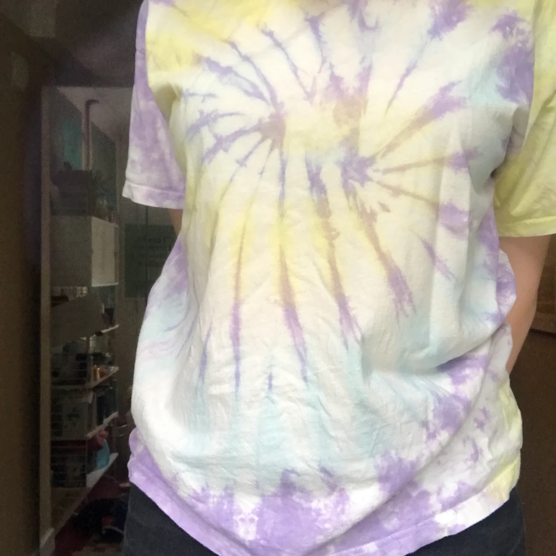 Cool batikfärgad t-shirt från pull & bear