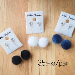  - nya örhängen (frakt10kr) nickel, rodium / finns kvar bara de vita