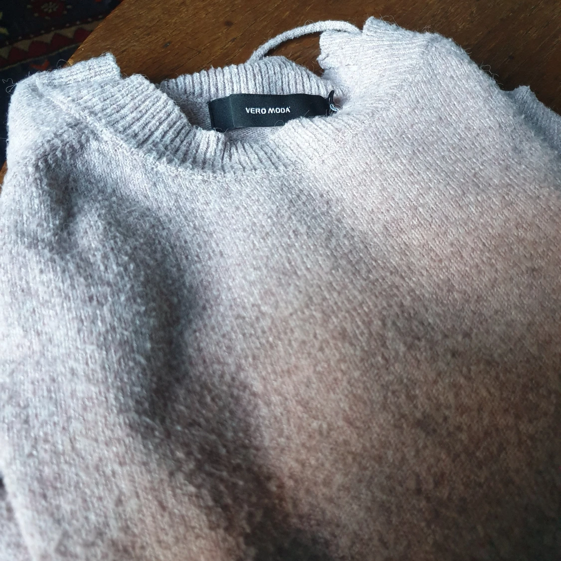 Ljusrosa/ljuslila kofta från VeroModa  - 90