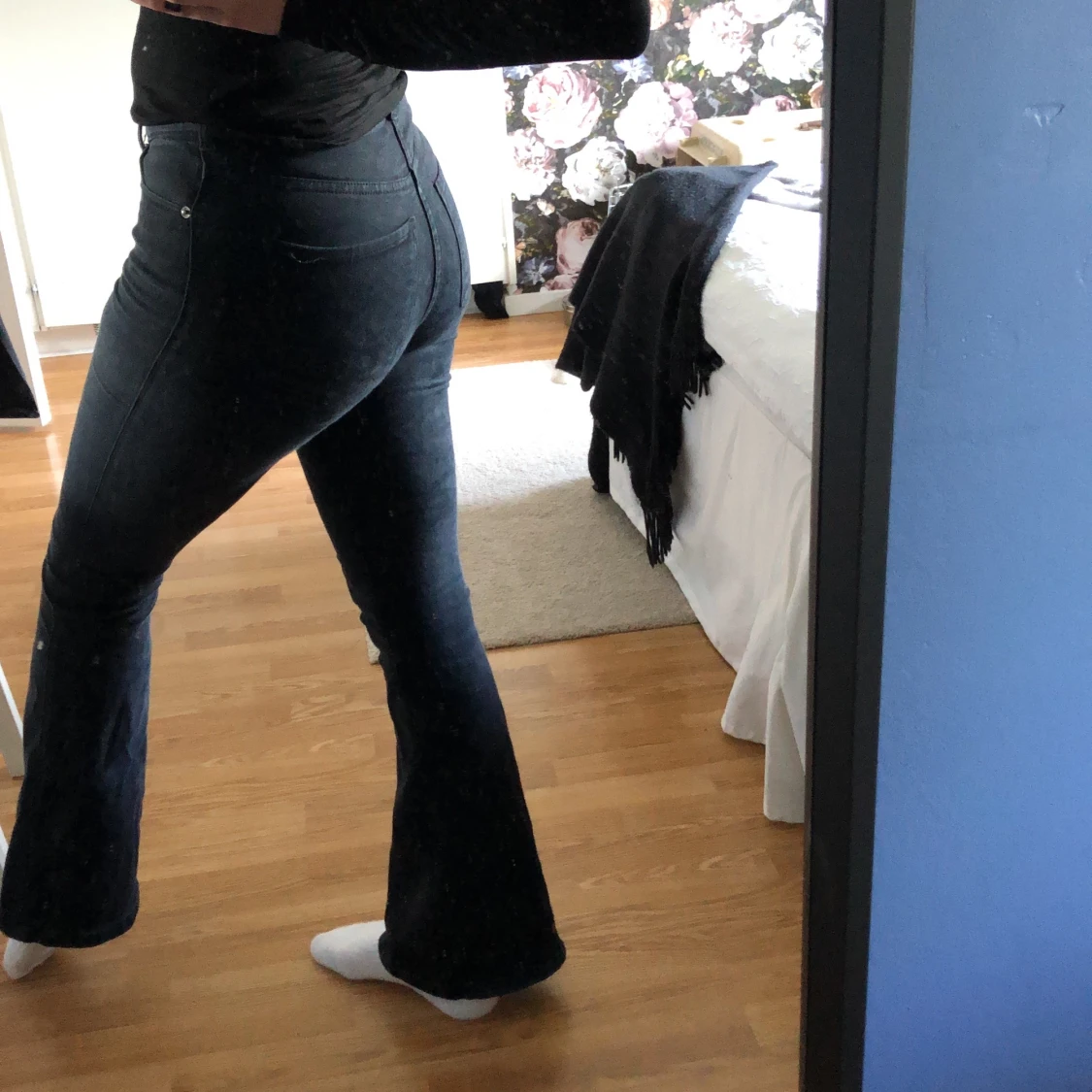 Bootcut jeans svarta strlk xs/30 - 90