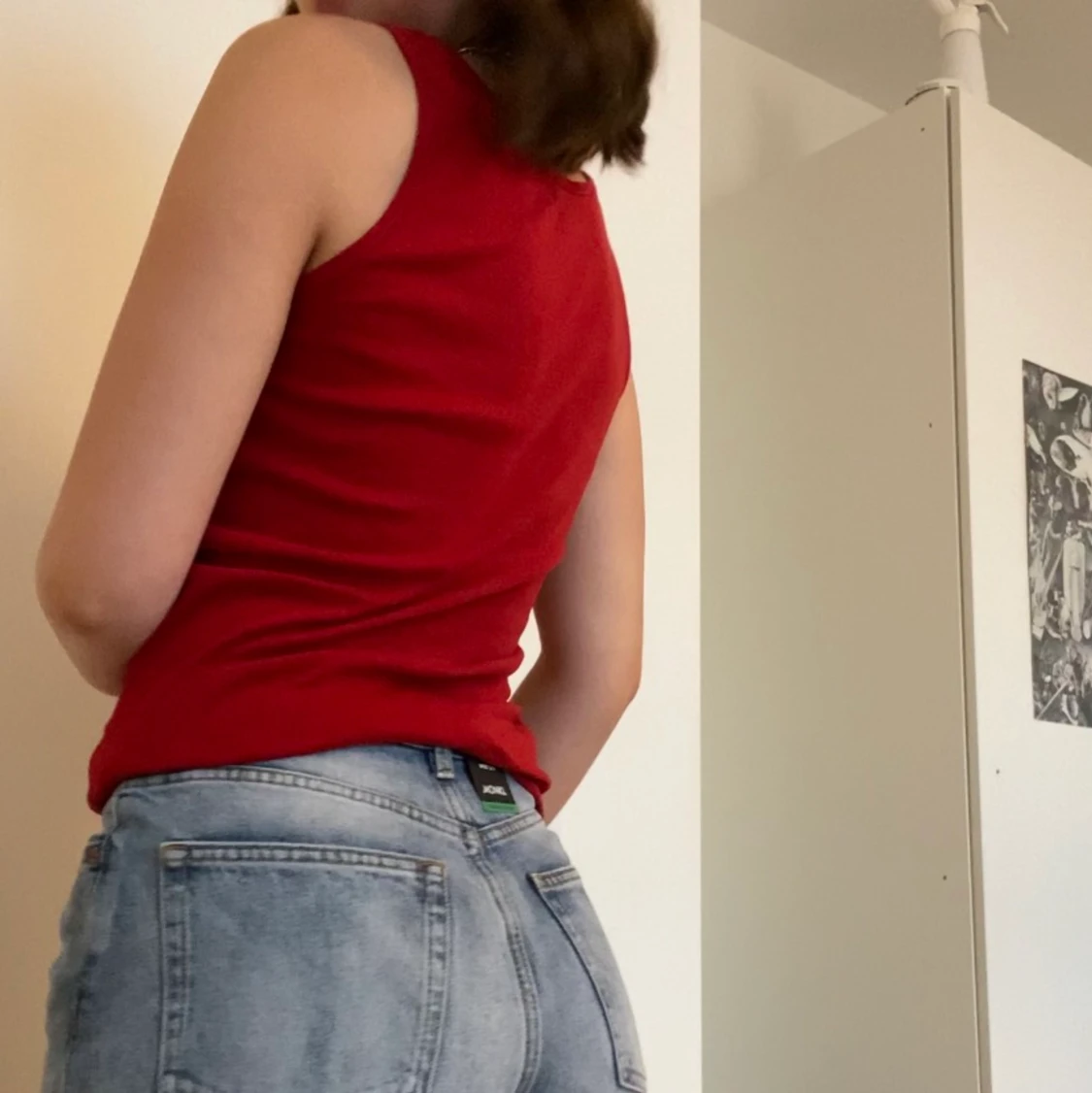 Rött brottarlinne - 90