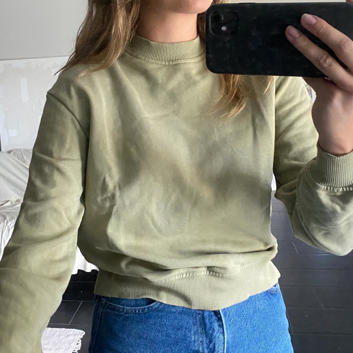 Ljusgrön tröja