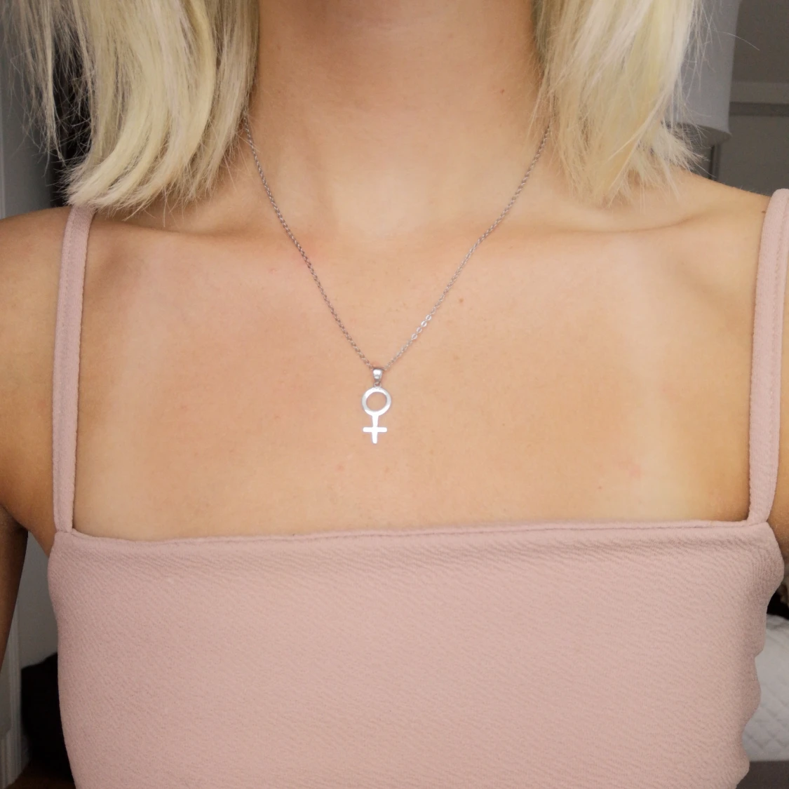 Gammelrosa tight klänning  - 91