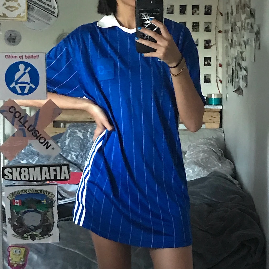 Blå Adidas klänning