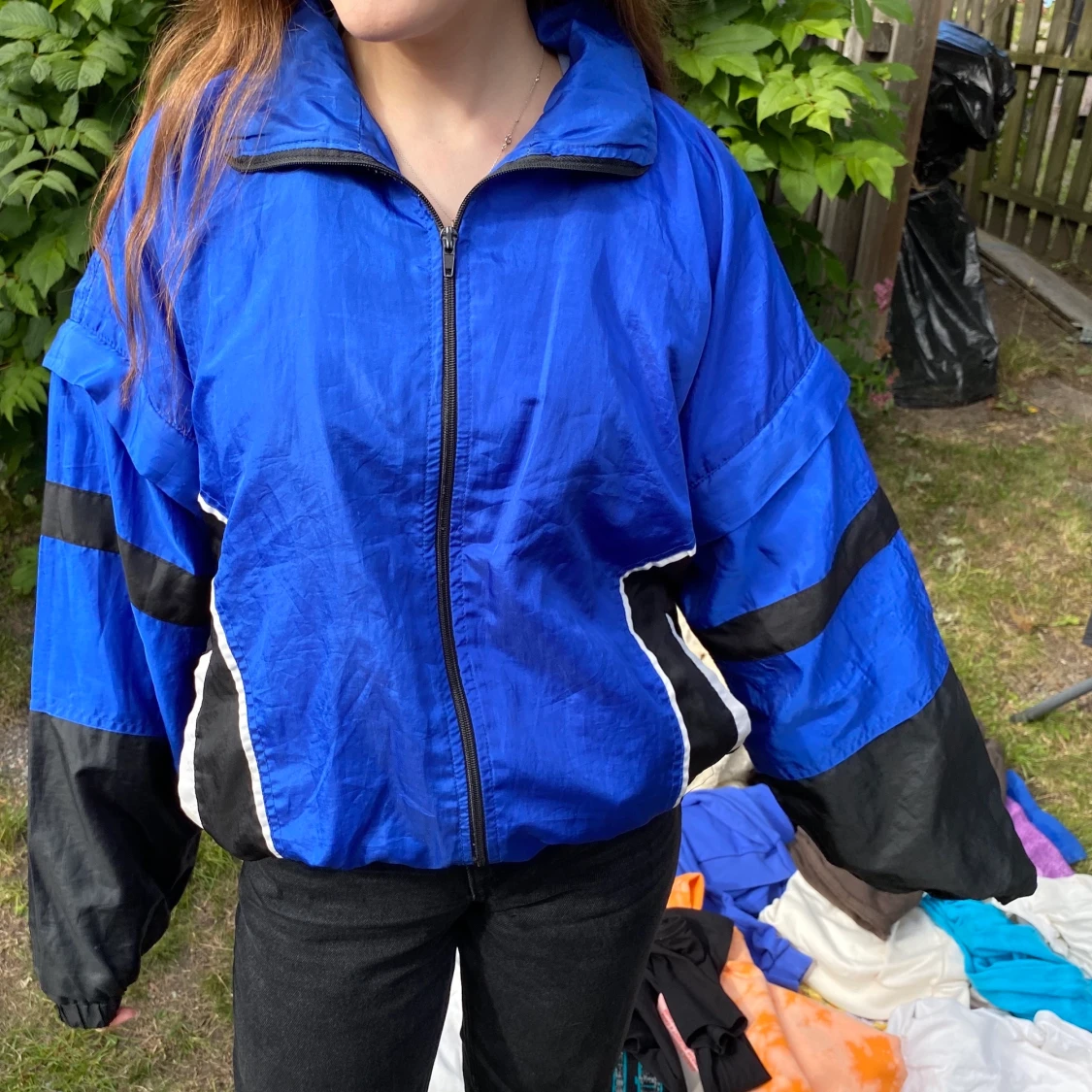 Blå vindjacka!  - 91