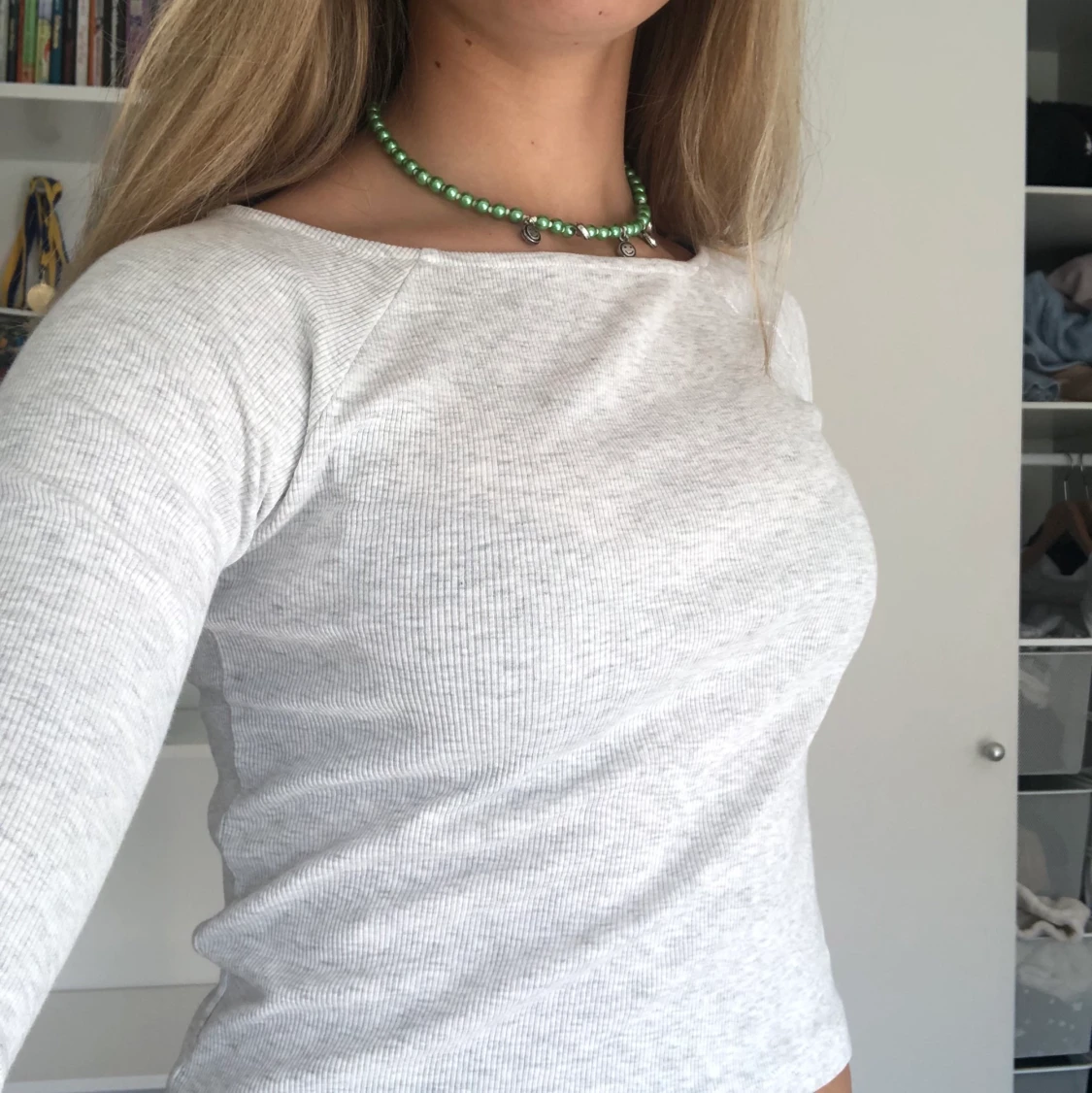 Grå basisk topp - 90