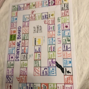 Drinking boards! - Har gjord denna drinking board själv! Kan göra speciella rutor! Dessa kan plastas in och är ett måste till festen! Vänta inte bara Dma mig💕 200kr inkluderad frakt per st eller 225kr med inplastningen(då är den vattentät)