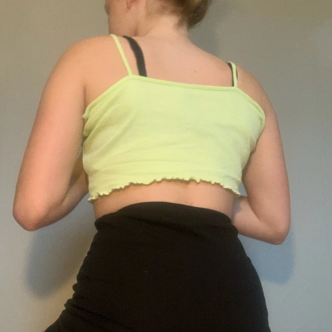 neon grönt linne, storlek xs/s - 90