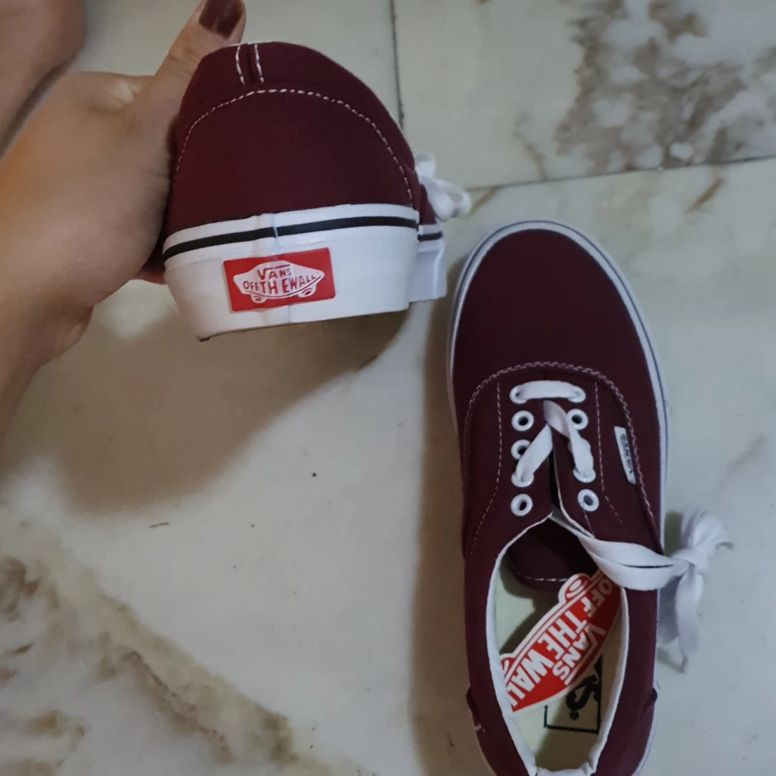 Maroon vans skor - 91