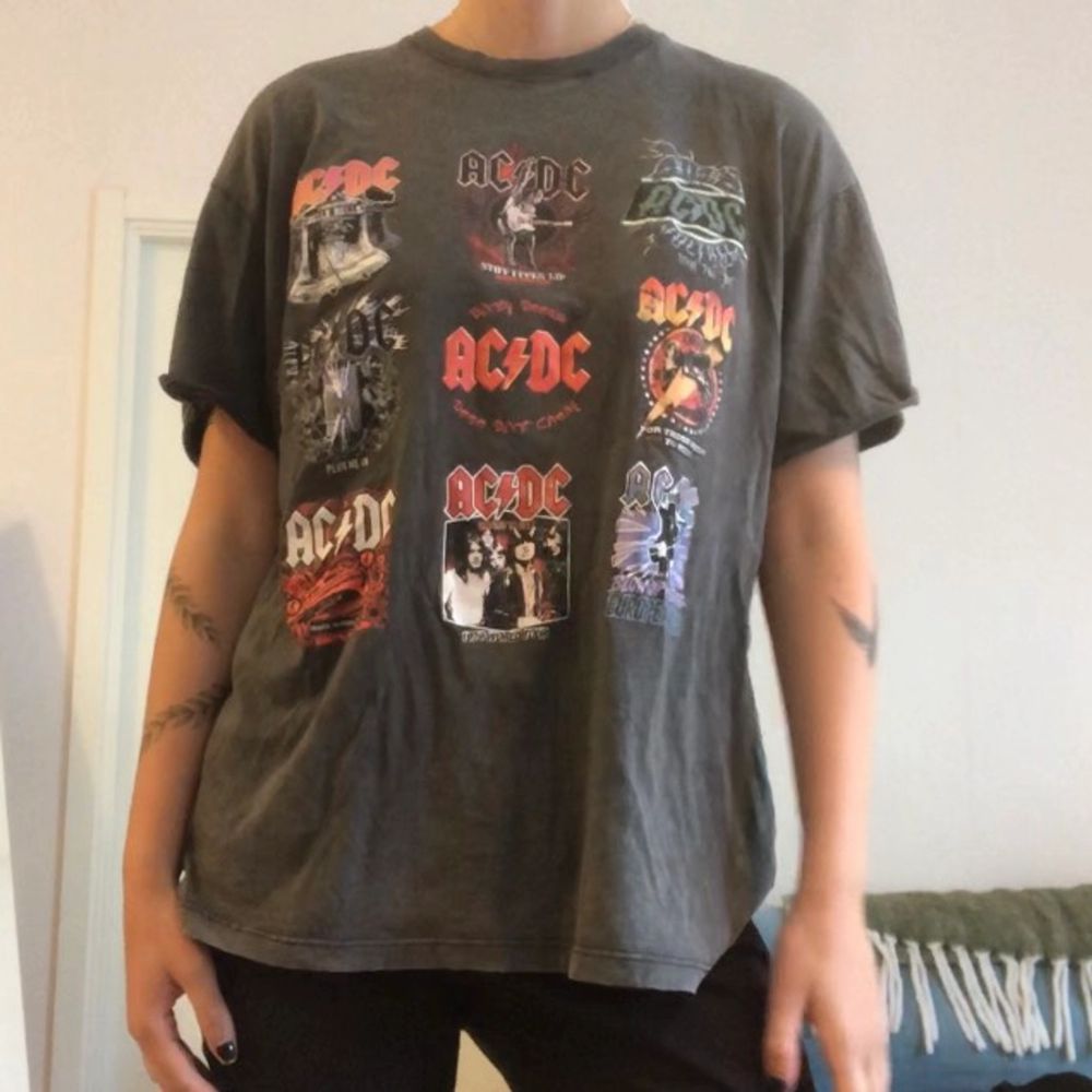 bershka acdc t shirt