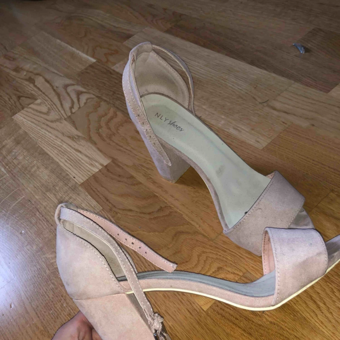 Ljusrosa Klackskor - 90