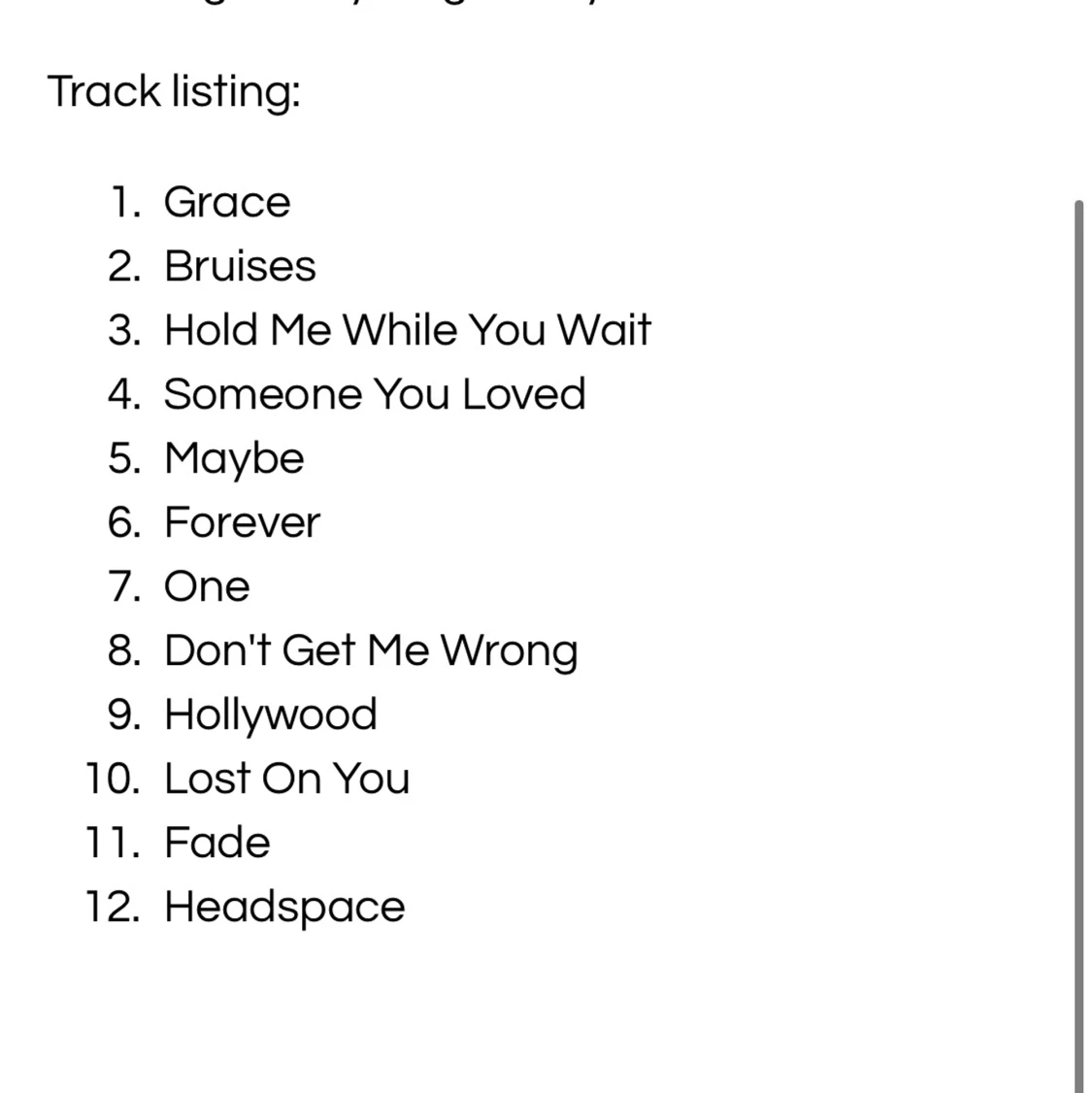 Lewis Capaldi LP/VINYL - 91