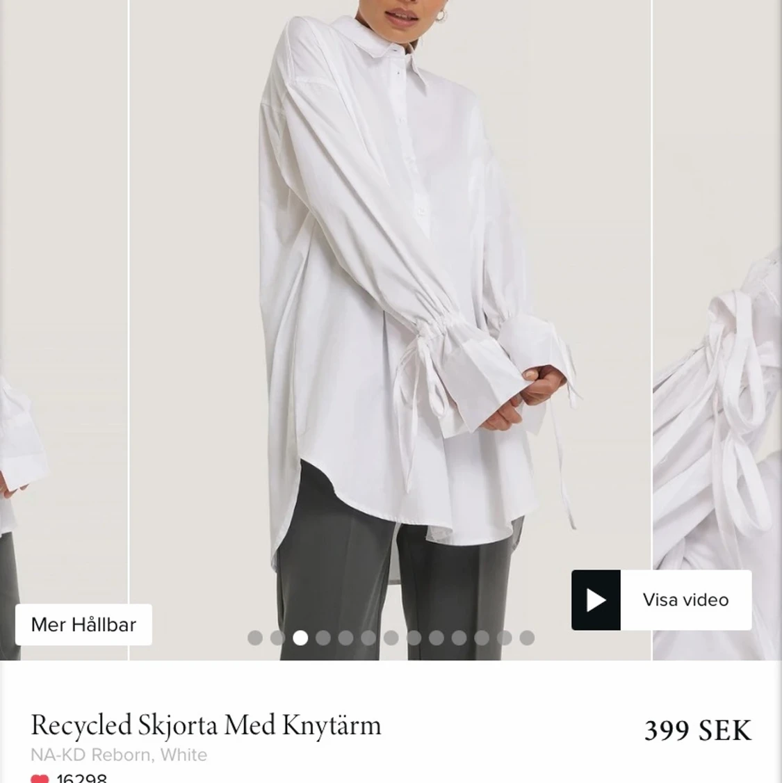 Oversized skjorta NAKD - 91