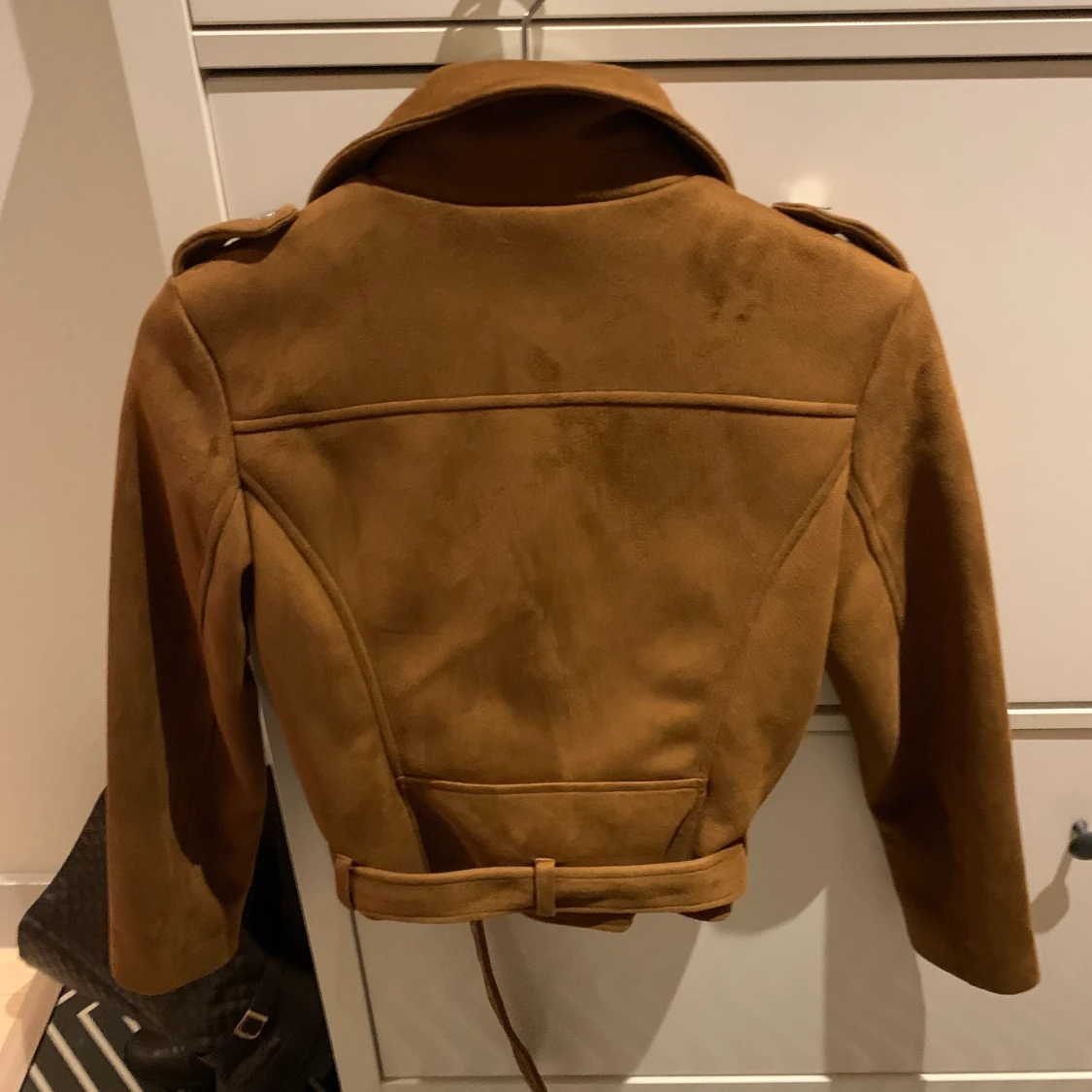 Brun mocca höstjacka - 90