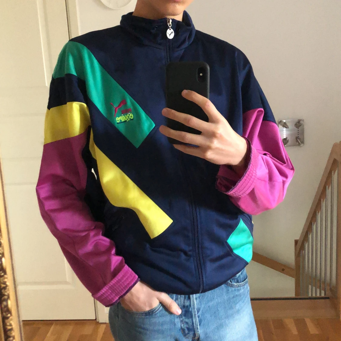 Vintage Puma Equipe zipper! - 91